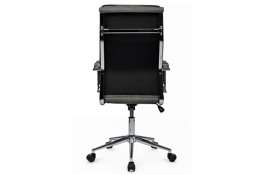 кресло руководителя rv chair dil 6018h серая экокожа фото